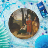 三人の哲学者（賢人）（ジョルギオーネ著） ペーパープレート (パーティー)