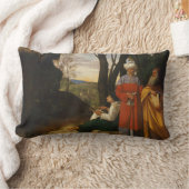 三人の哲学者（賢人）（ジョルギオーネ著） ランバークッション (ブランケット)