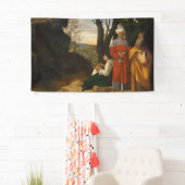 三人の哲学者（賢人）（ジョルギオーネ著） 横断幕 (インサイチュ)