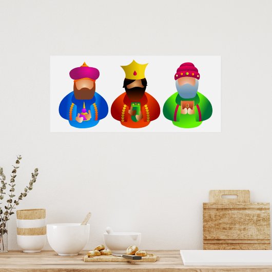 三人の王 ポスター (キッチン)
