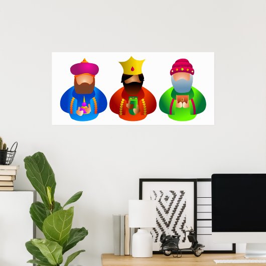 三人の王 ポスター (ホームオフィス)