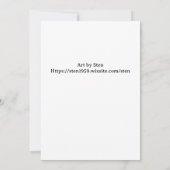 三人の王 招待状 (裏面)