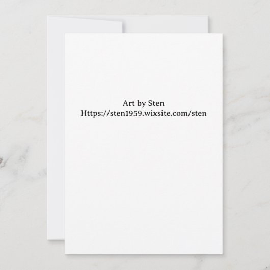 三人の王 招待状 (裏面)