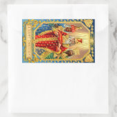 三人の王 長方形シール (バッグ)