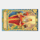 三人の王 長方形シール (正面)