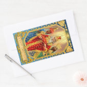 三人の王 長方形シール (封筒)