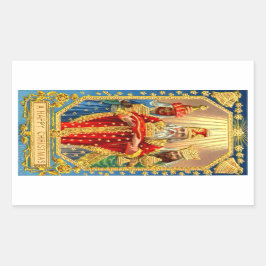 三人の王 長方形シール