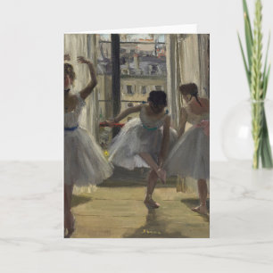 三人の舞踏人   Edgar Degas カード