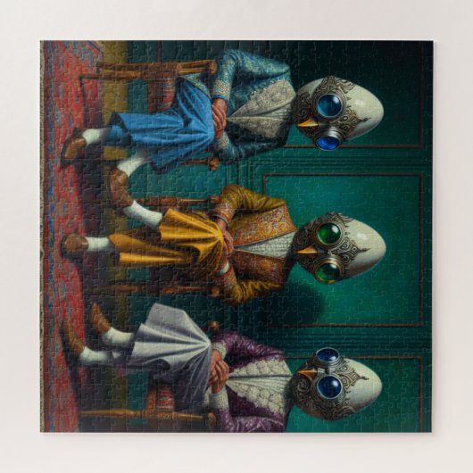 三人の観察者 ジグソーパズル (横)