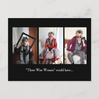 三人の賢い女性によるクリスマスホリデーハイライト シーズンポストカード