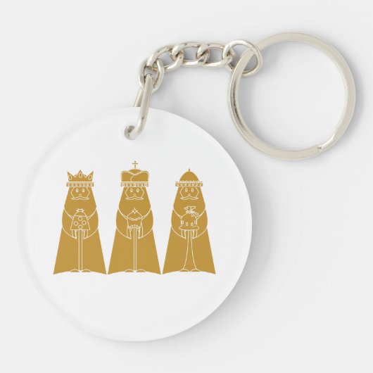 三人の賢人 キーホルダー (裏面)