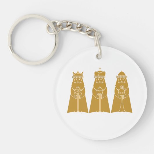 三人の賢人 キーホルダー (正面)