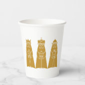 三人の賢人 紙コップ (正面)