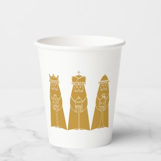 三人の賢人 紙コップ (正面)