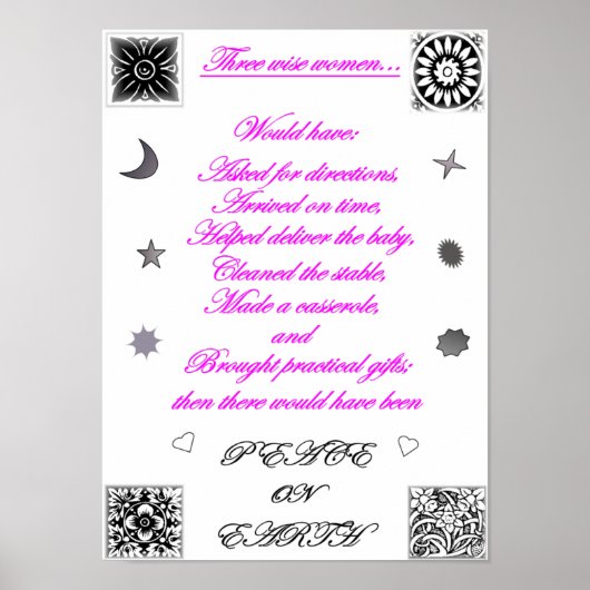 三人の賢女 ポスター (正面)