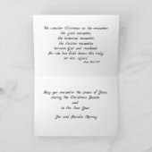 三人の賢王がクリスマスカードを折った シーズンカード (内部)