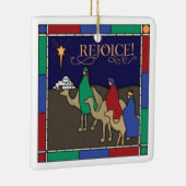 三人の賢者がガラスのクリスマスを汚した セラミックオーナメント (右)