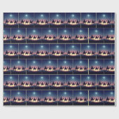 三人の賢者後を追は星だ ラッピングペーパー (フラット)