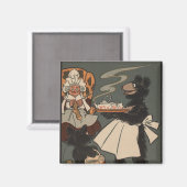 三人は磁石を付ける マグネット (正面/裏面)