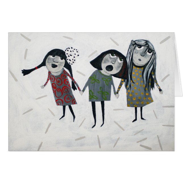 三人女 (正面横)