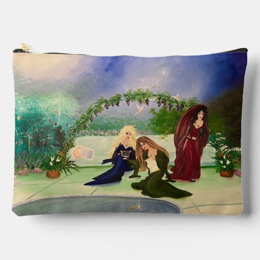 三人姉妹 アクセサリーポーチ (正面)