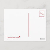 三人姉妹 ポストカード (裏面)