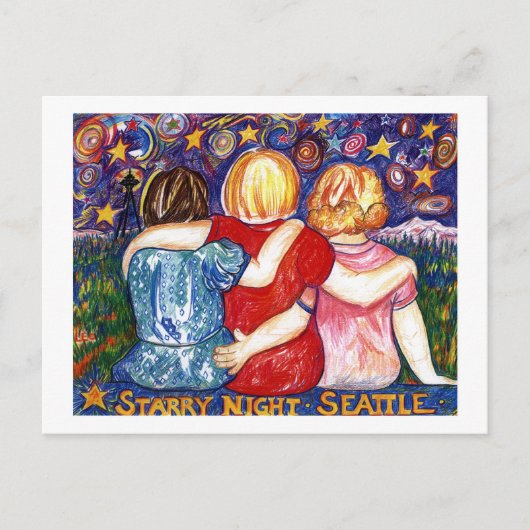 三人姉妹 ポストカード (正面)