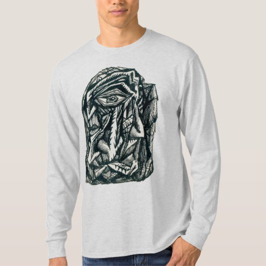 三人組の長袖Tシャツ Tシャツ (正面)
