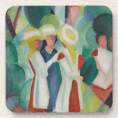 「三人組」アートコースター コースター (正面)