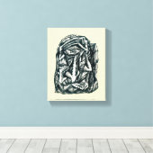 三人組 キャンバスプリント (インサイチュ (ウッドフロア))