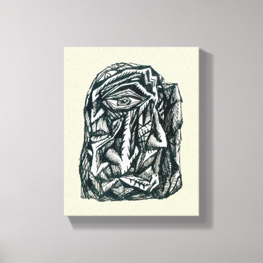 三人組 キャンバスプリント (正面)