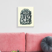 三人組 キャンバスプリント (インサイチュ (リビング))