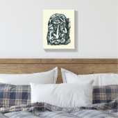 三人組 キャンバスプリント (インサイチュ (寝室))