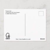 三人組 ポストカード (裏面)