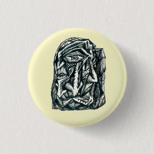 三人組 缶バッジ (正面)