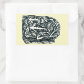 三人組 長方形シール (バッグ)