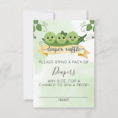 三人育児の幸せな瞬間を記念するカード　三つ子出産おむつくじカード挿入紙 招待状 (正面)