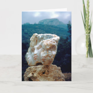 三位一体か折られたカード カード