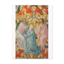 三位一体とのヴァージンの戴冠式，油