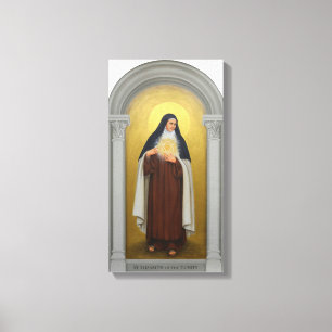 三位一体のカトリック教のCarmeliteのSt.エリザベス キャンバスプリント