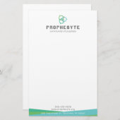 三位一体のチャット バブル 便箋 (正面/裏面)