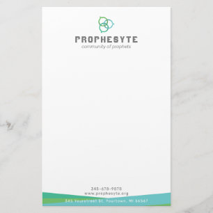 三位一体のチャット バブル 便箋