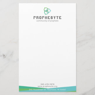 三位一体のチャット バブル 便箋