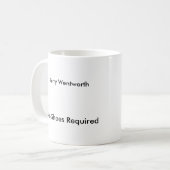 三位一体のロゴのマグ コーヒーマグカップ (正面左)