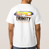 三位一体の叙事詩のスカルのワイシャツ Tシャツ (裏面)