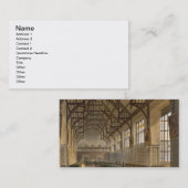 三位一体の大学、「からのケンブリッジのホール、 名刺 (正面/裏面)