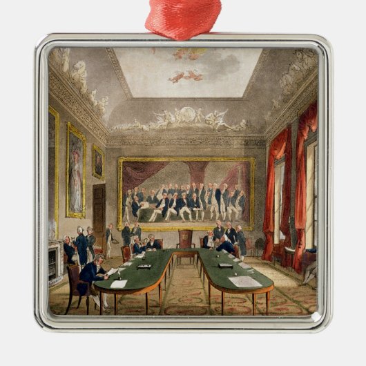 三位一体の家 メタルオーナメント (正面)