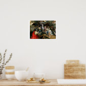 三位一体の寓話(パネル油) ポスター (キッチン)