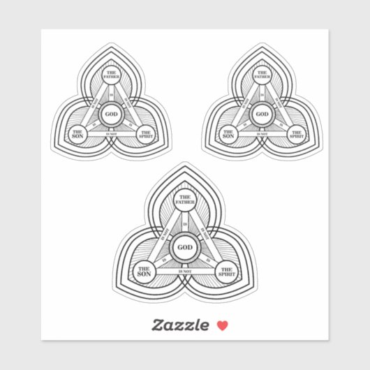 三位一体の父、息子と聖霊I シール (シート)