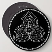 三位一体の父、息子と聖霊I 缶バッジ (正面&裏面)